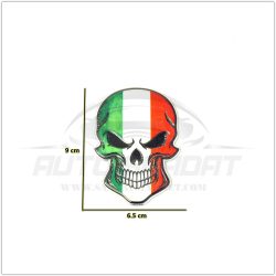 آرم اسپرت طرح اسکلت سه رنگ - Image 3