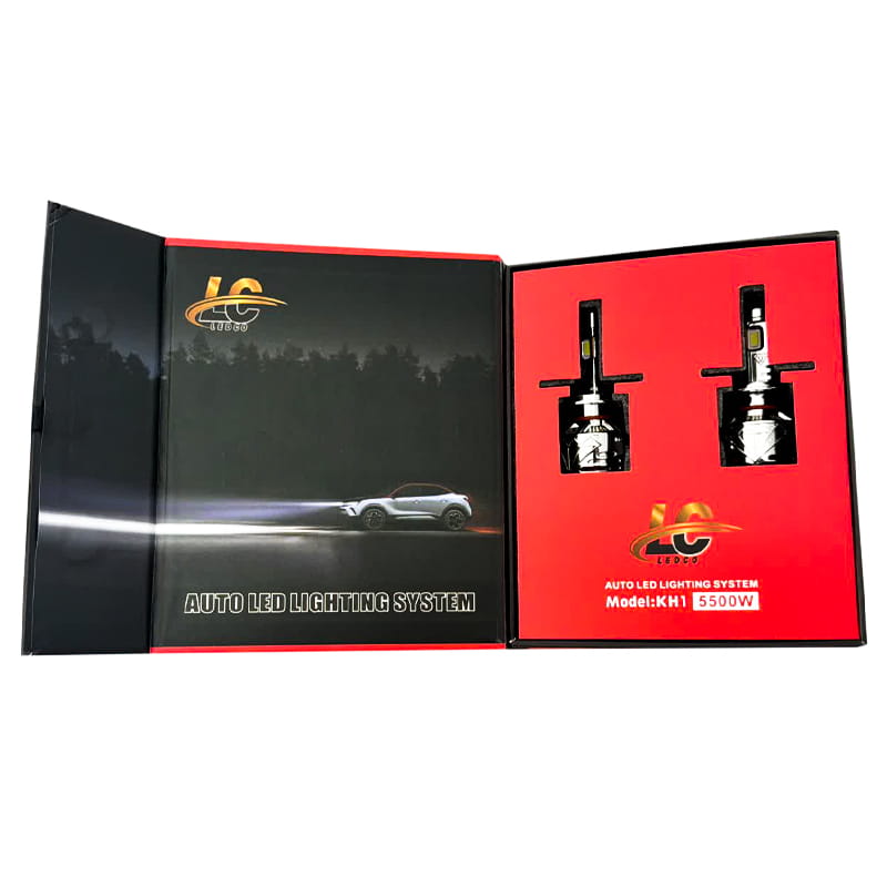 هدلایت خودرو لدکو مدل KH1 پایهH7 بسته دو عددی - Image 2