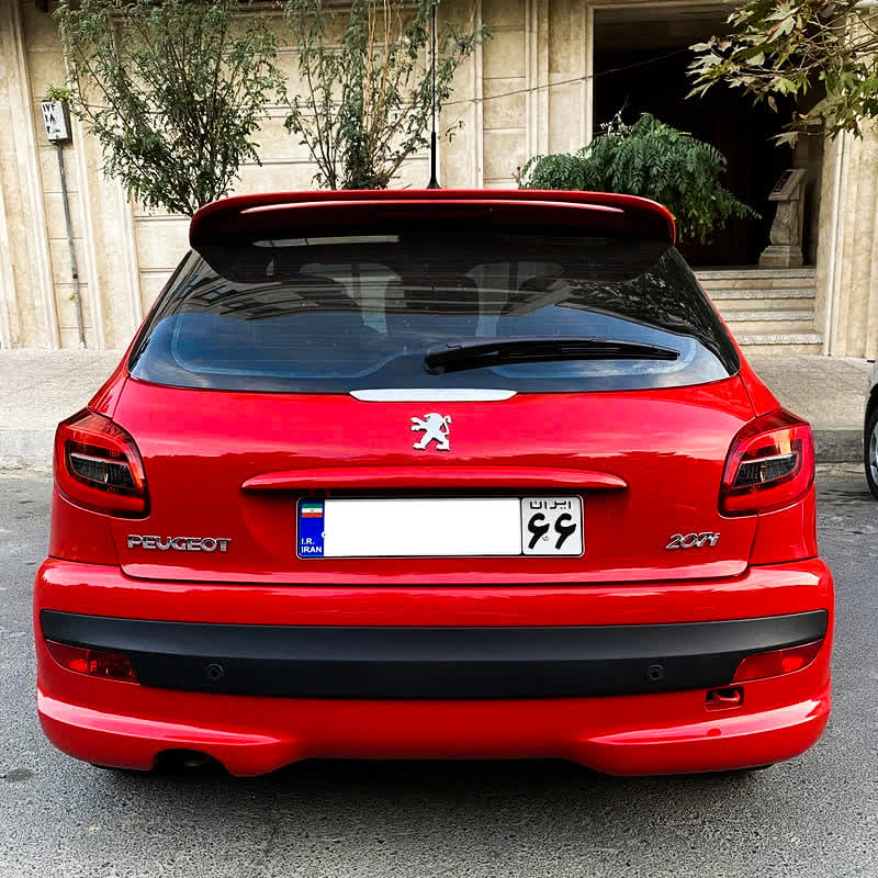 برچسب کالرینگ سه بعدی عقب اسپرت مناسب برای پژو207 بسته 4 عددی - Image 2
