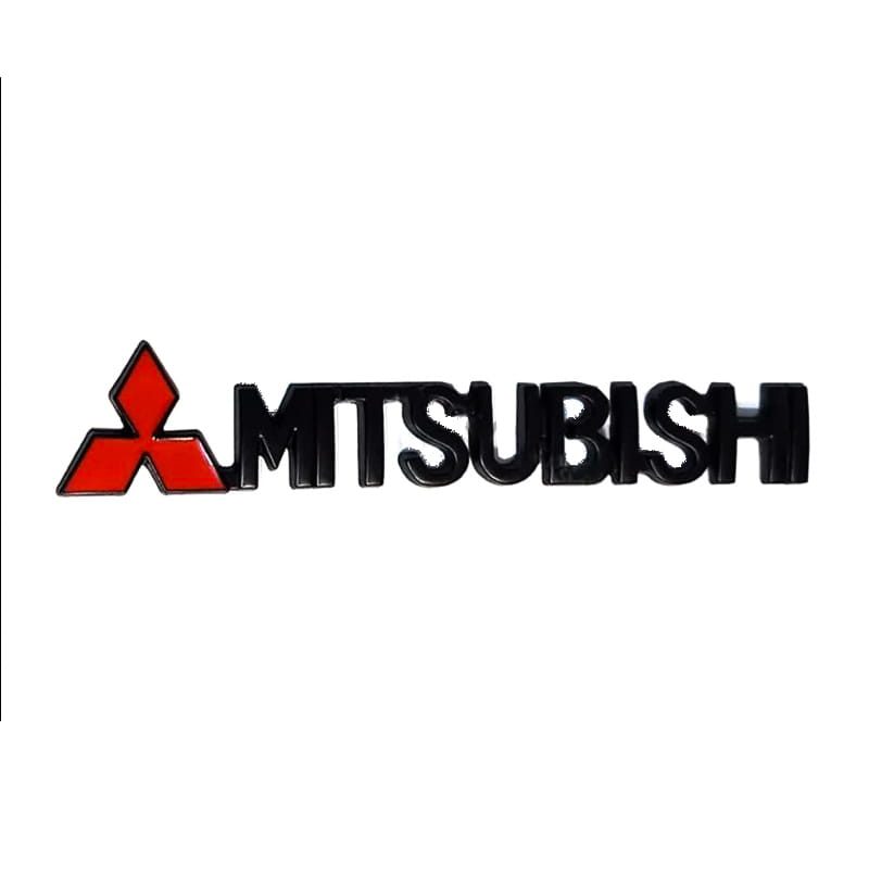 آرم خودرو مدل میتسوبیشی {MITSUBISHI}رنگ مشکی